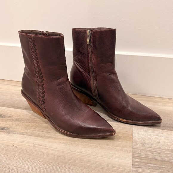 Antelope Ximena Boots Coffee/Wine Sundance - EU Size 39 (US 8-8.5) NWOT (no box) - Picture 2 of 5